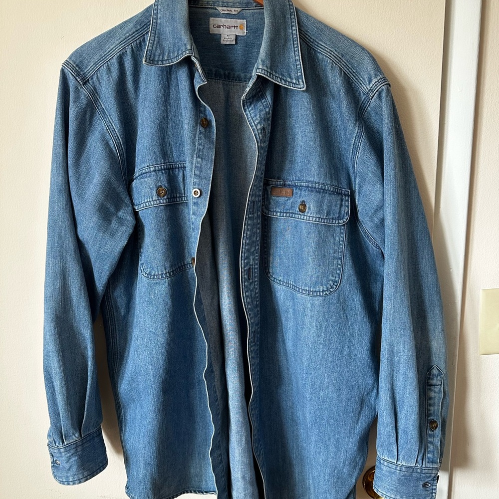 Carhartt Blue Denim Shirt